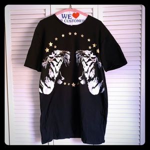 ❌[SOLD]❌ River Island black long tiger t-shirt